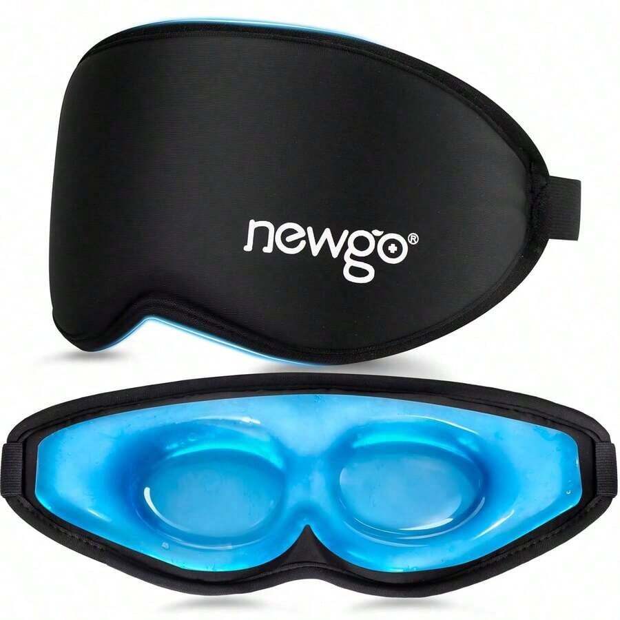 Cooling Gel Eye 3D Soft Cold Eye, Eye Pack With Zero Eye Pressure Hot Cold Therapy Blackout Sleep Puffiness, Dark Circles, Dry Eyes, Headaches And Stress Relief - Hồng - Xem 1