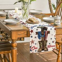 Memorial Day Seasonal Tabletop Flag, Suitable For Home Party Decoration - Multicolor - View 3
