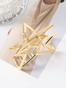 1 pieza Clip de pelo con forma de estrella lindo para cabello fino, adecuado para peinados semi-recogidos, accesorio de pelo estilo Y2K para la escuela, la universidad, otoño/invierno, la playa, adecuado para atuendos de verano de mujer, clips de playa, clips de pelo de vacaciones, ganchos de pelo de playa - plumeria floreciente - Ver 5
