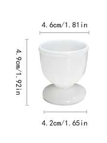 4pcs Egg Cup Set, Soft Boiled Egg Holder Suitable For Breakfast And Lunch, Halloween, Christmas And Easter Gift, Egg Cups, Egg Trays, Egg Racks, Practical Egg Holders, Stemmed Egg Racks, Breakfast Tableware - Multicolor - View 4