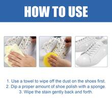 鞋履清洁护理膏，便携式清洁膏，可去除白色鞋子上的污渍和泛黄，是母亲节或其他节日的绝佳礼物（随机新款或旧款） - 混合 - 查看 3