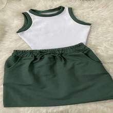 CONJUNTO GRACY - ESTILO E PERFEIÇÃO - Verde Militar - Visão 2