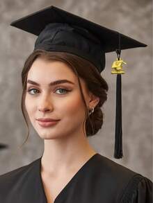 10 pezzi Ciondoli a forma di tocco da laurea dorato 2026, regalo di laurea, decorazione per portachiavi, charm per borse, accessori per gioielli fai-da-te, adatti per decorazioni per feste di laurea, props fotografici, bomboniere - multicolore - Visualizzare 8