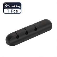 Bộ sắp xếp cáp tự dính, kẹp dây, bộ quản lý cáp dữ liệu, bộ sắp xếp cáp sạc để bàn. - màu đen - Xem 8
