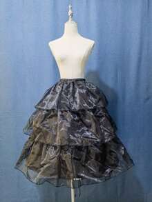 Adjustable Length & Canopy Lolita Bird Cage Fishbone Crotch Wind New Lolita Crinoline - Multicolor - View 9