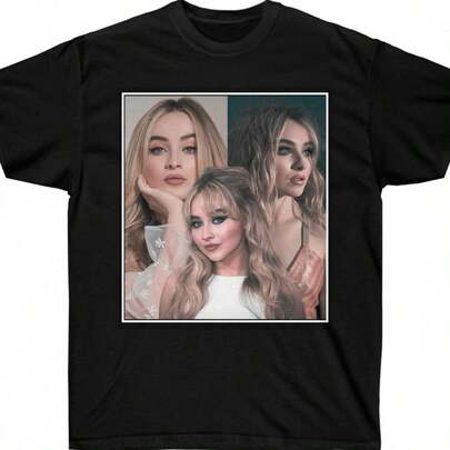 SabrinaCarpenter Graphic Tee Unisex Vintage CrewneckOld School Music 250 Print Tee  Hip-Hop Rock Unisex