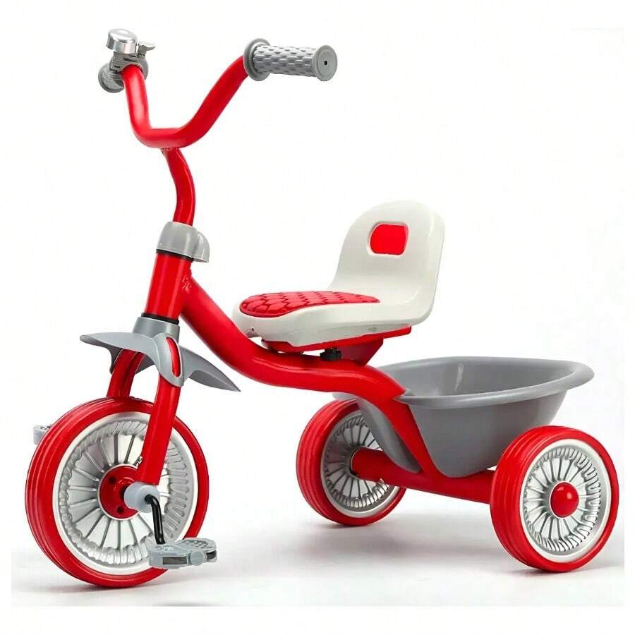 Triciclo 3 en 1 para Niños | Bicicleta de Equilibrio con Pedales | Ideal para el Desarrollo de los Primeros Pasos - Rojo - Ver 1