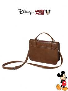 Disney 米奇主题复古风多功能单肩包/斜挎包，学院风或韩版设计，是送给女性的理想生日礼物。 - 彩色 - 查看 5