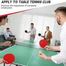 2pcs/Set Professional High Elasticity Table Tennis Racket Training Set, Including 2 Table Tennis Rackets, 1 Racket Case And 3 Table Tennis Balls, Suitable For Indoor And Outdoor Sports - Multicolor - View 6