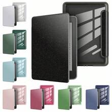 For Kindle 8th Generation-2016 Release (Model NO. SY69JL) 6 Inch E-Reader Protective Case Glitter Powder Magnetic Cover Acrylic Shell Auto Wake/Sleep - Multicolor - View 5