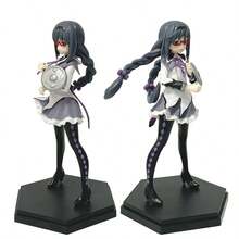 Magia Record Akemi Homura  Anime Action Figure Cute Girl Figure Model Collection Doll Desktop Ornament Car Decor Home Decoration Gift For Anime Fans - 坐姿曉美焰 - 查看 9