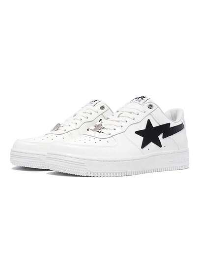  A BATHING APE BAPE STA Women's Patent Leather Fashion Sneakers