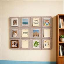 1pc 12-Grid Decorative Board, Suitable For Office & Home Memo Wall, Planning Wall, Photo Wall - Twelve Palaces - View 3