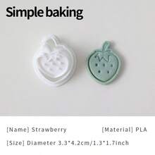 1 Set Of Fruit Series Cookie Molds, Cute Candy Cookie Cutter, Kitchen Baking Tools, Cake Decoration Cookie Stamps, Birthday Party Gift. Suitable For Making Cute Small Snacks, Suitable For Children's Snacks. Cake Decorating Accessories - View 14
