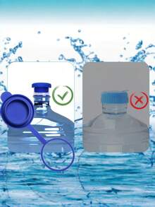 1/5/10pcs High Quality Reusable Blue Silicone Bucket Lids, Durable Material, Modern Practical Style, Universal Round Design With Leak-Proof Seal, Dust-Proof And Splash-Proof, Suitable For Home And Office Use Year-Round - Multicolor - View 8