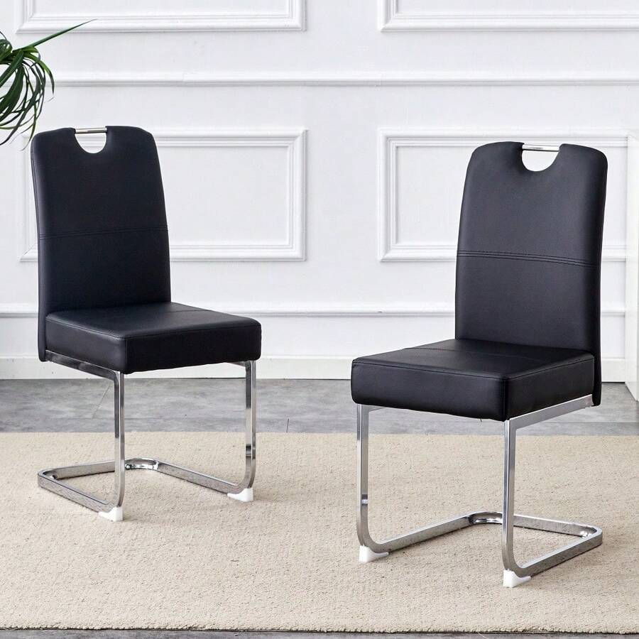 Dining Chairs - Black - View 1