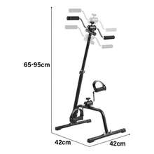 Mini Bicicleta Estática Jumei | Rehabilitación para Manos y Pies | Compacta y Eficaz para Ejercicio en Casa - Negro1 - Ver 3