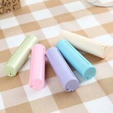1 unidad de escamas deón de limpieza desechables portátiles, rollo perfumado de flores, escamas deón para viajes al aire libre, papel deón para lavar a mano - Azul - Ver 1