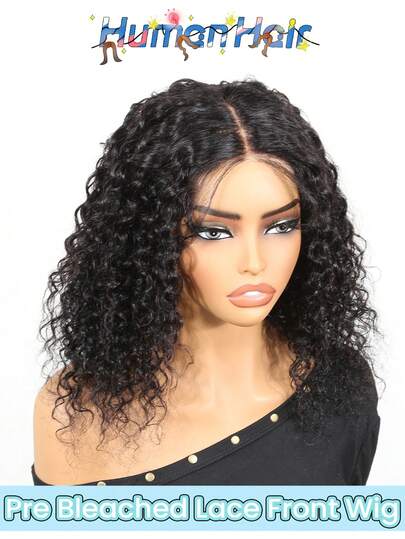 4"X4" Lace Front Invisible Bleached Short Bob Wig, 180% Density, 4"X4" Transparent Lace, Pre-Trimmed And Cut, Upgraded 4"X4" HD Lace Closure Wig, Natural Hairline, Suitable For Daily Wear
