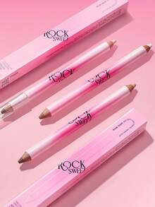 ROCK SWEET 自然 3D 高光修容棒 - 双头精准遮瑕、鼻影、多功能彩妆棒，适合初学者 - 自然色+水泥灰 - 查看 6