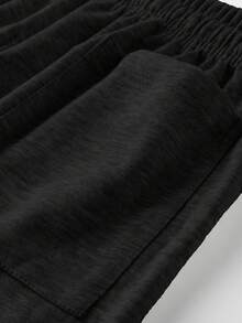 Matching Outfits For Couples, Unisex Loose Straight Sweatpants, Casual Sports Pants, Couple Pants For Boyfriend, Girlfriend, Husband, Wife, Commemorative Gift, Suitable For Spring, Summer, Autumn - Black - View 6