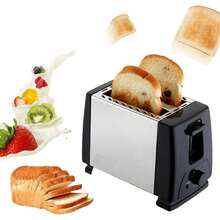 Electric Toaster With 2 Wide Slots For Kitchen, With 1.1 Inch Wide Opening, 6 Toasting Controls, Fast Toaster. - 黑色 - 查看 1