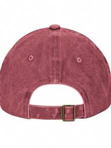 Jackson State Vintage Washed Distressed Baseball Cap Golf Dad Hat For Men Women - Red - View 4