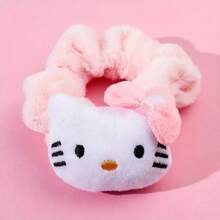 Bộ 5 chiếc dây buộc tóc nhung co giãn hình Hello Kitty của Sanrio dành cho nữ, phụ kiện tóc Kuromi dùng cho kiểu tóc đuôi ngựa cao, trang điểm, giữ tóc đuôi ngựa, dây chun buộc tóc, dây buộc tóc, lễ hội, tiệc tùng. - Nhiều màu - Xem 6