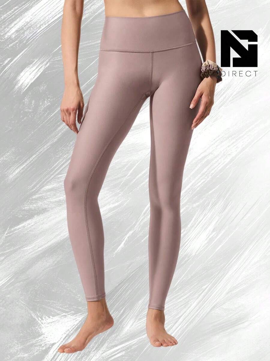 High-Waist Airlift Legging - Taupe - View 1