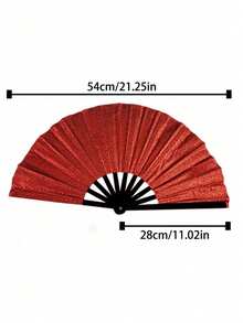 Quạt cầm tay lấp lánh thời trang - Quạt gấp có kim tuyến, lý tưởng cho các sự kiện lớn, bãi biển, lễ hội, đám cưới và các bữa tiệc thời trang. - nhiều màu - Xem 5