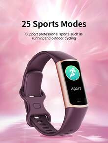LIGE Nueva Pulsera Inteligente: Resistente a Salpicaduras, Seguimiento Deportivo, Pronóstico del Tiempo, Reproducción de Música, Recordatorio de Llamadas, Temporizador de Fotos - Reloj Inteligente Multifuncional Unisex - Ver 7