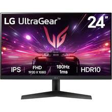 Ultragear 24GS60F-B - Monitor para juegos de 24 puadas, IPS FHD (1920x1080) 180 Hz 1 ms, compatible con AMD FreeSync y G-Sync, HDR10, , DisplayPort, negro - Ver 2