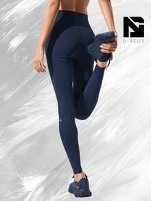 High-Waist Airlift Legging - Navy - View 2
