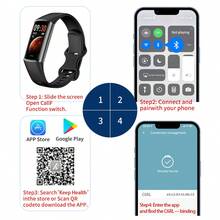 LIGE Nueva Pulsera Inteligente: Resistente a Salpicaduras, Seguimiento Deportivo, Pronóstico del Tiempo, Reproducción de Música, Recordatorio de Llamadas, Temporizador de Fotos - Reloj Inteligente Multifuncional Unisex - Ver 11
