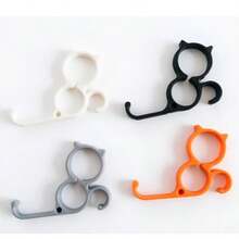 2pcs 3D Printed PLA Creative Ring Phone Grip, Pinky Grip, Nameless Finger Stand, Phone Holder, Thumb Stand, Desktop Stand, Multifunctional Slouchy Bracket, Portable Stand, Communication Device Handle, Practical Hook - Type a - View 23
