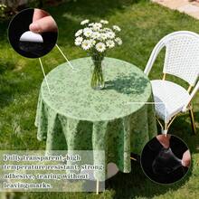 80PCS Adhensive Table Cloth Holder Clips Removable Tablecloth Clip Double Sided Mounting Windproof Transparent Clamps Securing Tablecloths Indoor Outdoor Party Wedding Picnic - Default - View 5