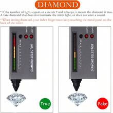KLONKEE Diamond Tester Pen, Diamond Detector, 30X60X Jewelry Magnifier, 6pcs Anti-Static Stainless Steel Curved Tweezers Set (With Different Precision Upgrades), Professional Jeweler Gemstone Testing Instrument, High-Precision Diamond Tester Pen Designed For Jewelers, Gemstone Detector, Jewelry Testing Tool, Professional Diamond Picker Suitable For Beginners And Professionals - Multicolor - View 8