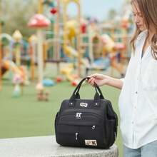 New Fashion Mommy Bag, Large Capacity Tote Bag, Multi-Function Shoulder Bag, Diaper Bag - Multicolor - View 7