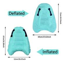 1 pieza Juguete inflable de playa y viaje, tabla de surf de Body con asa para tobogán de agua, juguete de juego de piscina de verano - Multicolor - Ver 7
