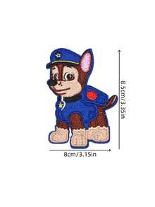 1/4/8 قطع رقعة مطرزة Paw Patrol درع الكلب للحقائب والملابس وديكورات الحفلات - رسوم متحركة - مشاهدة 23