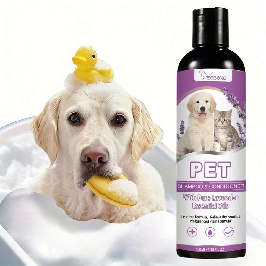 This Pet Shampoo For Dogs And Cats Soothes Itchy Skin And Leaves Fur Smooth And Tangle-Free. Suitable For Daily Use, It's Gentle And Non-Irritating For Bathing Cats And Dogs.Rich In Lavender Essential Oil