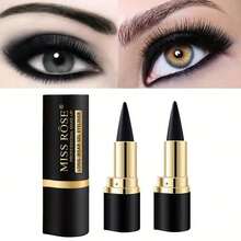 MISS ROSE Eyeliner Pencil, Long-Lasting Gel Eyeliner Pencil, Professional Smoky Eye Makeup, 1pc - Black Two-pack - View 1