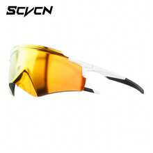 SCVCN Cycling Glasses, Suitable For Mountain Bike, Road Bike, Racing Bike, Outdoor Sports, Hiking, Camping, Unisex - Multicolor - View 13