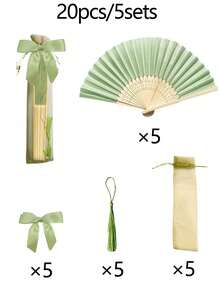 Bộ quà tặng quạt gấp màu xanh nhạt 40 chiếc/20 chiếc/1 chiếc cho đám cưới -- bao gồm 10 chiếc quạt gấp, 10 túi đựng bằng vải organza, 10 dải ruy băng và 10 mặt dây treo tua rua. Bộ quà tặng độc đáo này có tông màu xanh nhạt tinh tế và thanh lịch, kết hợp với trang trí tua rua hài hòa, là lựa chọn hoàn hảo làm quà tặng tiệc hoặc vật kỷ niệm. - Một kích cỡ phù hợp cho tất cả - Xem 12