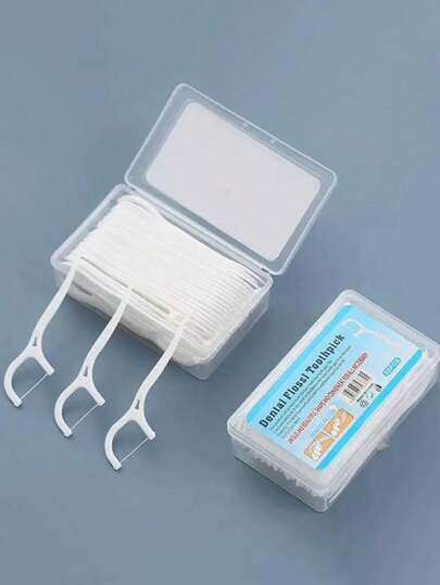 50-400 que chỉ nha khoa, dụng cụ vệ sinh răng miệng, tăm xỉa răng, que chỉ nha khoa cầm tay, đồ dùng gia đình, dụng cụ phủ lưỡi, dụng cụ làm sạch, đồ dùng vệ sinh hàng ngày, đồ dùng vệ sinh răng miệng đa chức năng, thích hợp cho việc làm sạch răng tại nhà và khi đi du lịch.