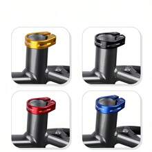 1pc Universal Mountain Bike Seatpost Clamp, Quick Release Seat Tube Clamp, Lockable, Multi-Color Options, 28.6/31.8/34.9mm, Aluminum Alloy, Minimalist & Durable, Suitable For Cycling, Commuting, Mountain & Off-Road - Black - View 7