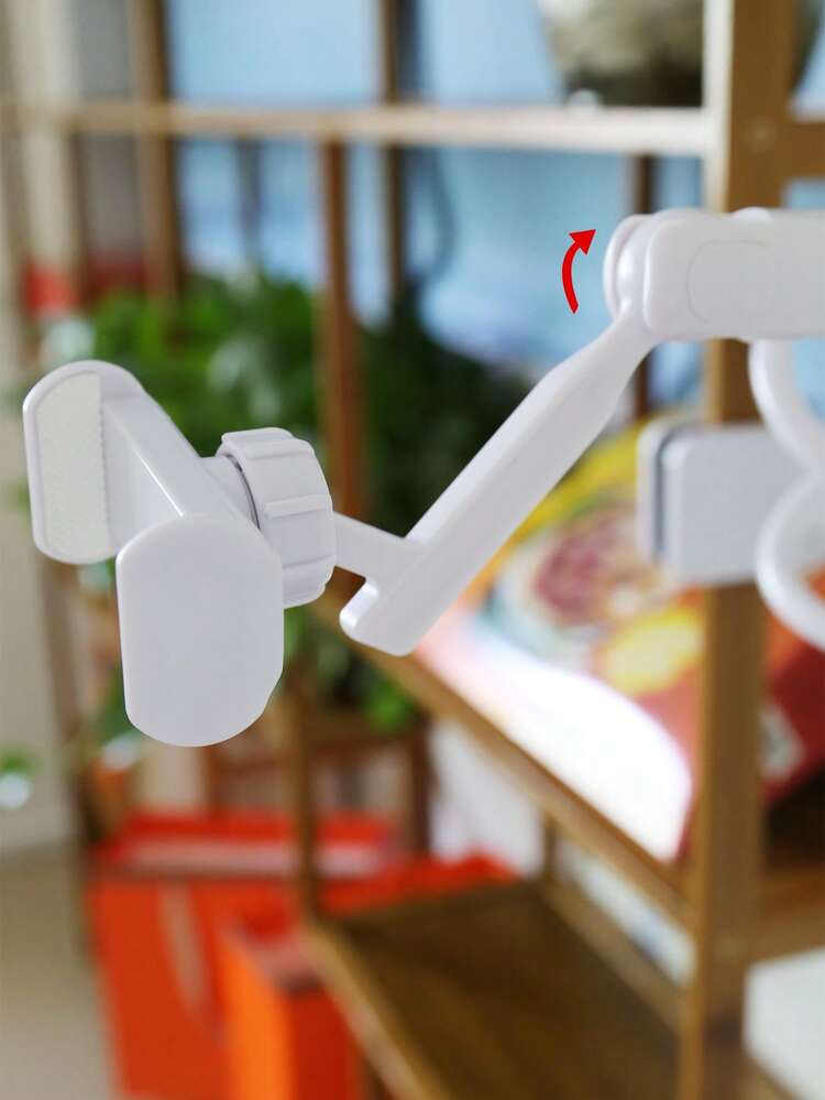 1个升级版70厘米360度旋转平板电脑和手机支架，带螺旋底座、倾斜支架、床头手机和平板电脑支架、配件，适合旅行，可放置Kindle和其他手机（可在床上、桌子上和躺椅上使用） - 彩色 - 查看 6