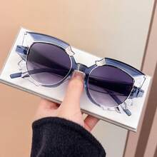 1 Peça Óculos de Sol Estilo Olho de Gato, Proteção UV400, Acessório de Moda, Adequado para Homens e Mulheres, Acessório para Férias e Festas - Multicolorido - Visão 11