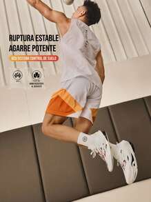 Zapatos de baloncesto Li Ning WADE 808 5 ULTRA V2 para hombres, ABAV045 Auténtica tienda oficial de deportes profesionales - Champán blanco - Ver 5