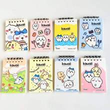 chiikawa 1 Bộ/800 cuốn sổ tay A7 bìa rời, sổ nhật ký hoạt hình dễ thương, sổ tay gáy xoắn lật dọc, quà tặng năm mới/Ngày lễ tình nhân/Lễ Phục sinh [Kiểu ngẫu nhiên] - Nhiều màu - Xem 4